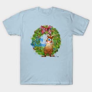 merry christmas reindeer T-Shirt